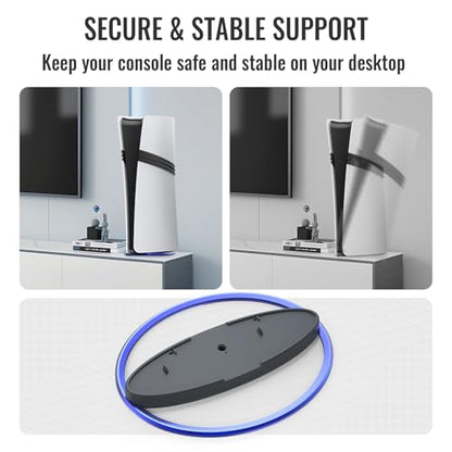PS5 Stand for PS5 Slim & Pro - Vertical Console Base Accessories (Blue)