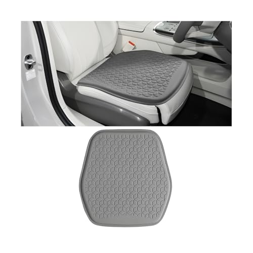 Zpana Gel Car Seat Cushion, Non-Slip & Comfortable Automotive Chair Protector Pad for Driving, Breathable Vehicle Interior Mat Cover Accessories, Universal for SUV Sedan Truck (Gray) - color: Gray