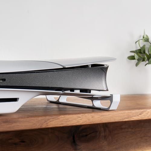 Glistco Skates - Horizontal Stand Compatible with PS5 Slim (White) - color: White