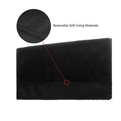 TXEsign Reversible Soft Lining Nintendo Switch Dust Cover Compatible with Nintendo Switch charging dock (Black)