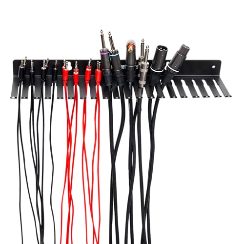 Gator Frameworks Wall Mountable Cable Hanger and Organizer with 19 Cable Slots, Ranges from 5-9mm Spaces (GFW-CABLEHANGER) - style: (19) Cable Slots