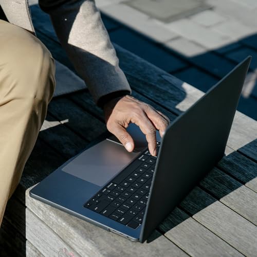 EooCoo Premium Keyboard Cover Skin Protector, Laptop Accessories Compatible with 2026 2025 2024 2023 2022 2021 M5/M4/M3/M2/M1 Pro/Max MacBook Pro 14/16, M5-M2 MacBook Air 13/15, MacBook Neo, Black - color: Tinted Clear