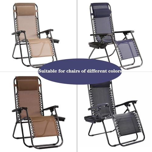 Zero Gravity Chair Cushion for Foot Rest 2 Pack, Universal Folding Loungers Anti Gravity Recliners Outdoor Chaise Patio Lawn Camping Chairs Footrest Padding for Outside - size: 2 Pack