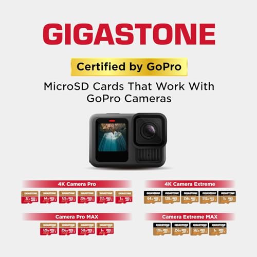 [5-Yrs Free Data Recovery] Gigastone 512GB Micro SD Card, 4K Camera Pro, A2 V30 UHS-I U3 C10, Up to 150/120MB/s, for Smartphone, GoPro, Action Cam, 4K UHD Video, with Adapter & USB-C Card Reader - color: 512GB 4K Camera Pro 1-Pack + USB C Card Reader