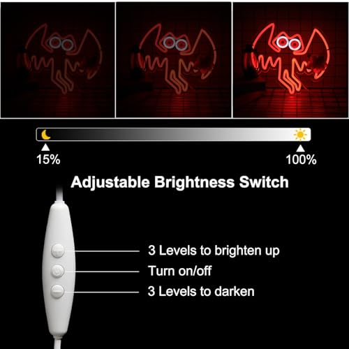 Mothman Neon Signs for Wall Decor，Led Neon Light for Bedroom Office Party，Christmas Gifts for Children - style: Mothman