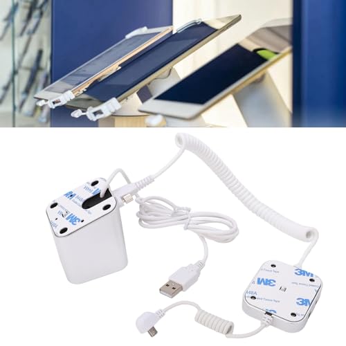Display Stand, Anti Theft Cell Phone Display Stand,Greater Than Or Equal to 100dB Security Alarm, Fast Charging Infrared Remote Control Unlock for Exhibition(for Android Port, Without claw)