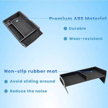 4PCS Center Console Organizer Compatible with 2023 2024 2025 2026 Honda CRV Secondary Box Insert Divider Armrest Storage Tray Hidden Storage Tray Cup Holder Interior Accessories - size: 3 Pcs Center Console Organizer+Cup Holder