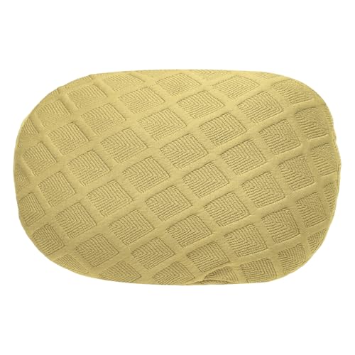 uxcell Office Chair Pillow Cover, Office Chair Headrest Attachment Mesh Removable Headrest Protector for Home Desk Computer Chairs, Beige - color: Beige