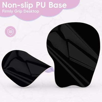 Mouse Pad with Wrist Rest Ergonomic Mouse Pad with Comfortable M-Shape Pain Relief Wrist Support Non-Slip PU Base Mousepad for Laptop, Office & Home (Candy Mermaid) - color: Candy Mermaid