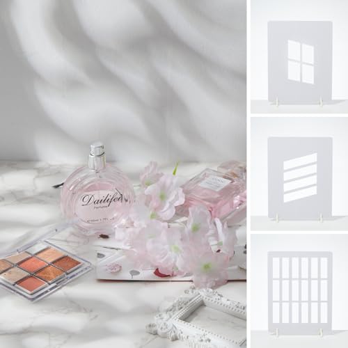 3PCS 15x19 inch Light and Shadow Boards, Window Light Boards for Photography Studio, Perfect for Food, Jewelry and Make-up Shooting - color: WHITE