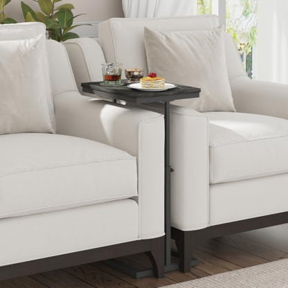 TUTOTAK End Table, Side Table, Tall Couch Table, Sofa Table, Living Room, Bedroom,Grey TB01BY083P - color: Grey, size: 1 Pack, style: Large