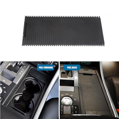 Center Console Cup Holder Cover Sliding Roller Zipper Blind Shutters for Range Rover Sport 2005-2009 FHM500032