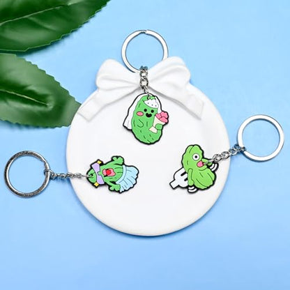 Keychains Bulk,Funny Key Chain for Prizes Incentives Holiday Gifts Birthday Party Favors - color: 22pcs Pickle Keychains