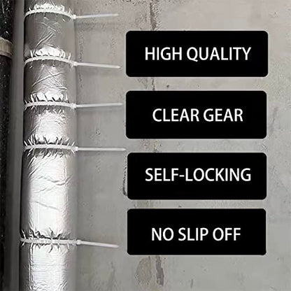 Long White Zip Ties 36 inch Heavy Duty, Premium Large Zip Ties 36 inch Cable Ties with 175 lbs Thick Zipties for HVAC Outdoor use, 12 PCS - color: White