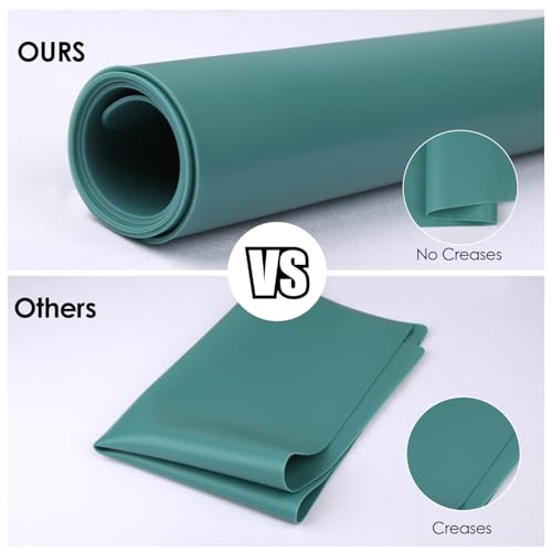 Extra Large Dark Green Countertop Mat - Silicone Table Kitchen Desk Mat - Non-Slip & Heat Resistant - Dinner Placemat Pastry Dough Rolling Mat - color: 01-dark Green, size: 23.6"L x 15.7"W