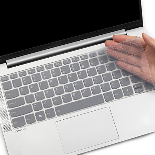Keyboard Cover for Lenovo Yoga 7 7i 14"/Yoga 9 14", Ideapad 5 5i 5X 14, IdeaPad Flex 5 5i 14, Lenovo Slim 7 9 14, IdeaPad Slim 5 5i 7 7i 14, ThinkBook 14 14s G2 G3 Gen 4 Keyboard Skin -Clear - color: Clear