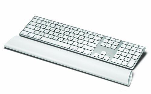 Fellowes I-Spire Series Keyboard Wrist Rocker/Pad with Rocking Motion Support, White (9314901) - color: White