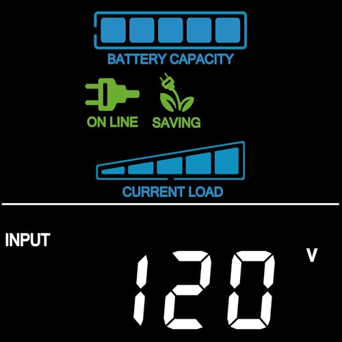 CyberPower CP1350PFCLCD PFC Sinewave UPS Battery Backup and Surge Protector, 1350VA/880W, 12 Outlets, AVR, Mini-Tower, UL Certified - size: 1350VA, style: Mini-Tower