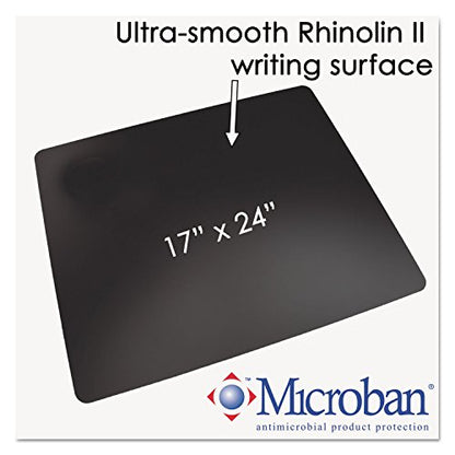Desk Pad, Computer Mat, Desk Protector Mat, Keyboard and Mouse Pad, Work From Home Essential, Medium, Black