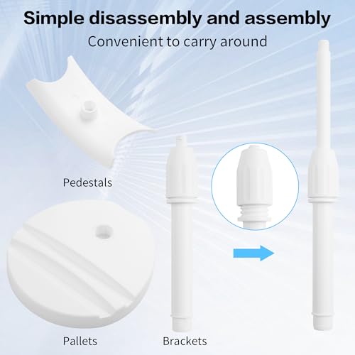 YAODHAOD Desktop Headphone Stand, Universal Headphone Holder with Phone Holder,Anti-Slip Base, for Desk, Office, Home Headphones Support Accessory (White) - color: White