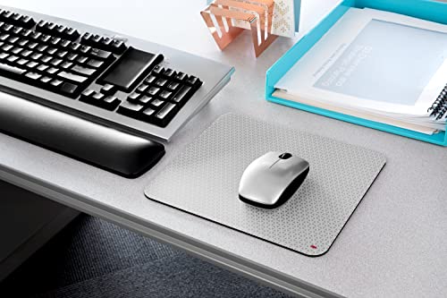 3M Precise Mouse Pad Enhances the Precision of Optical Mice at Fast Speeds, Easy to Clean, Stays in Place, 9 in x 8 in (MP114-BSD1) (Pack of 6) - size: 8L x 9W inches (Pack of 6)