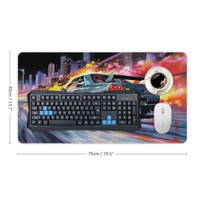 JDM Car Desk Mats on Top of Desks Pad Japanese Large Mouse Pads Gaming Cool R32 Tokyo Drift JDM Car Big Mousepad for Desktop Keyboard Computer Mat 40X75cm - size: 40X75cm