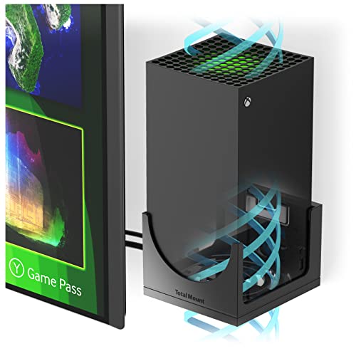 TotalMount – Wall Mount for Xbox Series X – Prevents Your Xbox from Falling by Securing Each Side (Standard Bundle: Wall Mount) - size: Standard Bundle: Wall Mount