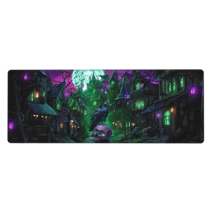 Halloween Mouse Pad Extended Large Gaming Mouse Pad XL Stitched Edges for Gamer Home Office 31.5 X 11.8 Inch - color: Halloween