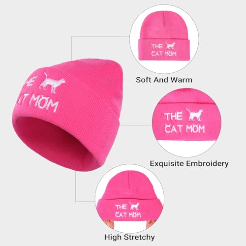 Funny Socks Cool Valentines Day Gifts for Him Men Boys Husband Boyfriend Dad Brother Cotton Comfort Birtday Gifts - color: Pink Cat Owner's Hat and Socks
