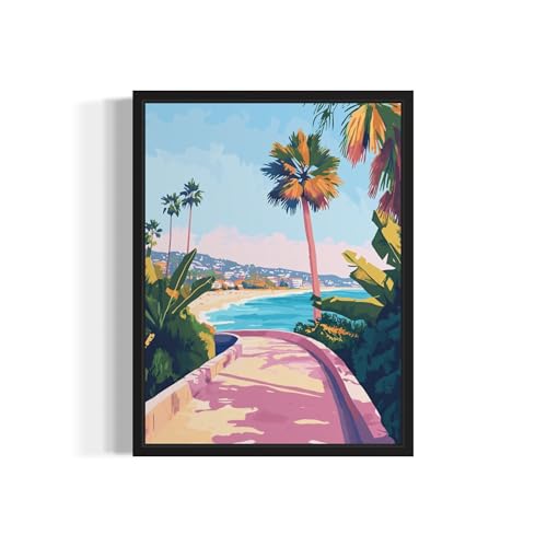 Laguna Beach UnFramed Wall Art Print Poster, California Boho Decor Posters Prints Scenery Landscape Home Picture Painting Artwork Gallery 4 (Laguna Beach, 20"L x 16"W, Unframed) - color: Laguna Beach, size: 20"L x 16"W