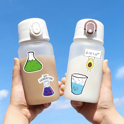 105PCS Sciences Stickers, Vinyl Waterproof Physics, Chemistry, Biology Experiment Natural Stickers Pack for Water Bottle, Helmet,Journaling, Laptop, Phone, Student Science Laboratory Equipment Decals - color: Sciences Stickers