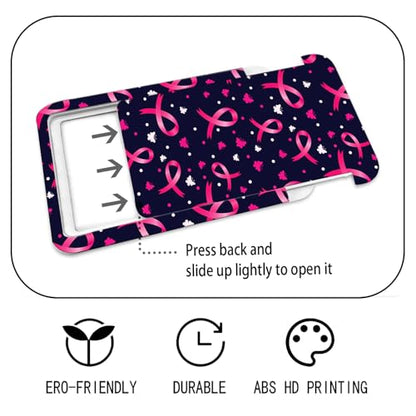 ID Badge Holder with Lanyard Fashionable ID Card Holders with Retractable Lanyards Soft Fiber Metal Clip Sturdy Buckle for Key Wallet Work Nurse Teacher (Cute Pink Ribbon) - color: Cute Pink Ribbon