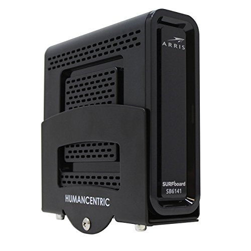 HumanCentric Cable Box and Modem Mount, Adjustable Wall Mount for Small and Wide Devices, Cable Boxes, Modems, DVD Players, Streaming Media Devices, Mount on The Wall Behind TV, Hardware Included - size: Small and Wide