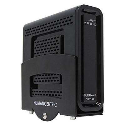 HumanCentric Cable Box and Modem Mount, Adjustable Wall Mount for Small and Wide Devices, Cable Boxes, Modems, DVD Players, Streaming Media Devices, Mount on The Wall Behind TV, Hardware Included - size: Small and Wide