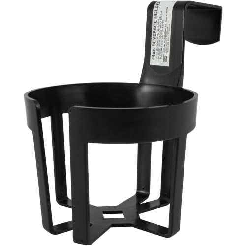 Custom Accessories 91100 Black Large Cup Holder - 44 oz.Capacity - size: Single