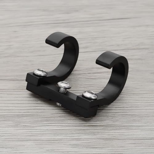 Create Idea Electric Scooter Hanger - Double Hook Holder for 18-35mm Handlebar - Aluminum Alloy, Black