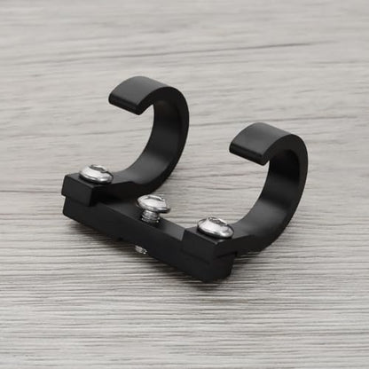 Create Idea Electric Scooter Hanger - Double Hook Holder for 18-35mm Handlebar - Aluminum Alloy, Black