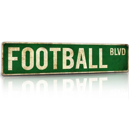 Football Gifts for Boys 8-12 Accessories Football Stuff Teen Boy Room Decor | Football Party Decorations | Wall Sign | Boys 8-12 & Teen Boys | Men Room & Bedroom | Birthday & Christmas Gift - color: FOOTBALL