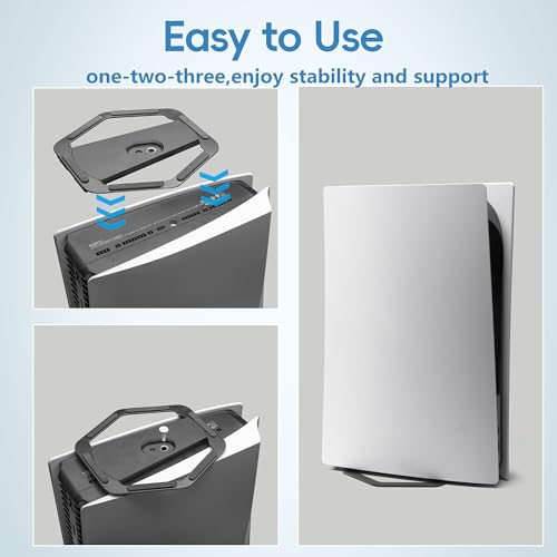 Stand for PS5 Slim,All-Metal Vertical Stand for PS5 Consoles