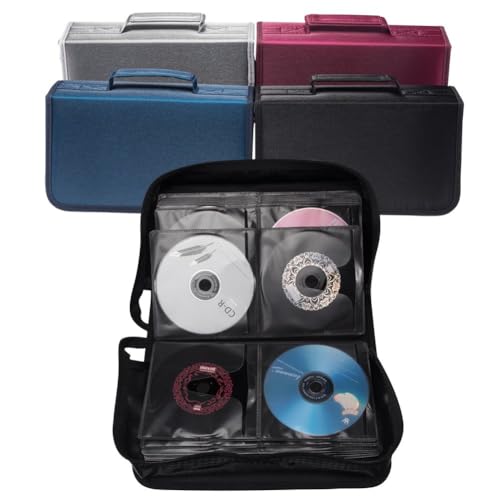 Capacity CD/DVD case Wallet, Storage,Holder,Booklet (128 Rose) - color: 128 Rose