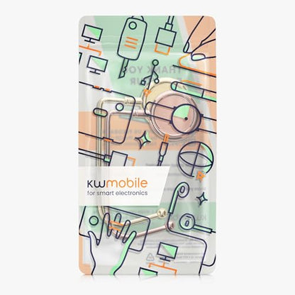 kwmobile Purse Hook for Table - Set of 2 Purse Holder - Handbag Hanger - Portable Bag Holder - Bag Hooks for Desk - Table Hook Gold/Copper - color: gold / copper