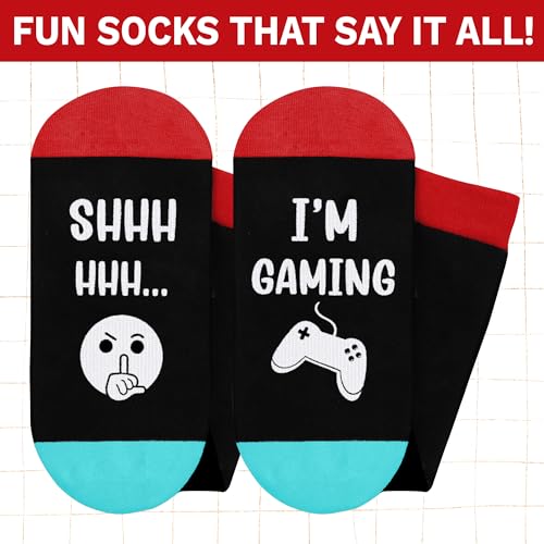 ZAGKOO Funny Socks for Men, Women - Stocking Stuffers for Men - color: Gaming 1