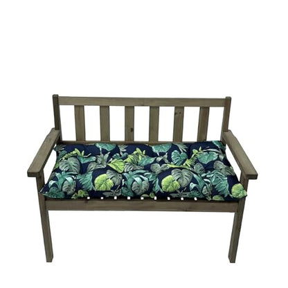 Waterproof Swing Chair Cushions for Outdoor Furniture Patio Beach Cushion Thick Outdoor Garden Beach Seat Pad 20 x 40 in Navy Green - color: Navy Green