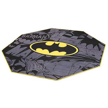 SUBSONIC DC Comics Batman - Non-Slip Gamer Floor Mat for Gaming Chairs and Office Chairs - 39' x 39'