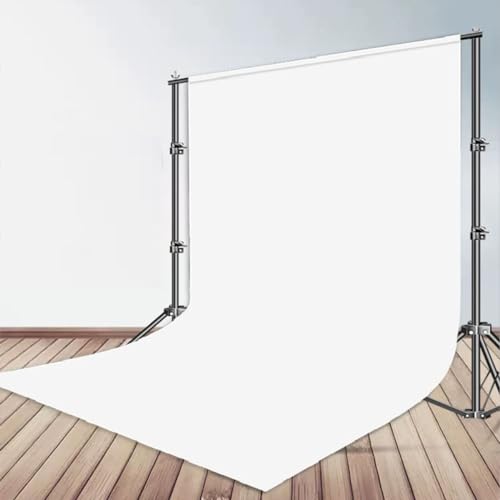 Solid Photography Backdrop Background Chromakey Muslin Portrait Background Screen for Photo Video Studio… (White, 6x9ft) - color: White, size: 6x9ft