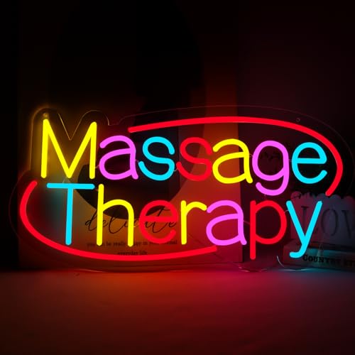 23.6"x11.6" Large Size Masage Noen Signs，Neon Signs for Wall Decor，LED Neon Lights for Massage Shop - style: masage