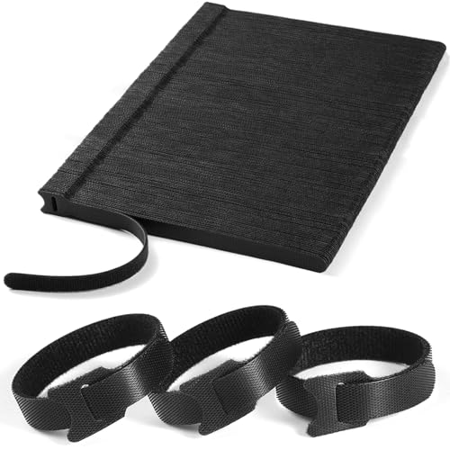 200 PCS 8 Inches Reusable Cable Ties | Adjustable Cord Wraps, Cable Straps | Hook & Loop Cord Organizer, Cable Management - size: 8 Inch 200 Pcs