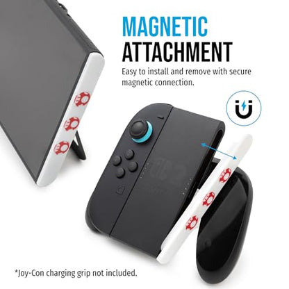 JoyCon Magnetic Dust Cover Compatible With Nintendo Switch 2 – Protective Port Covers, Dust Guard (Set of 2) (Mushroom) - color: Mushroom