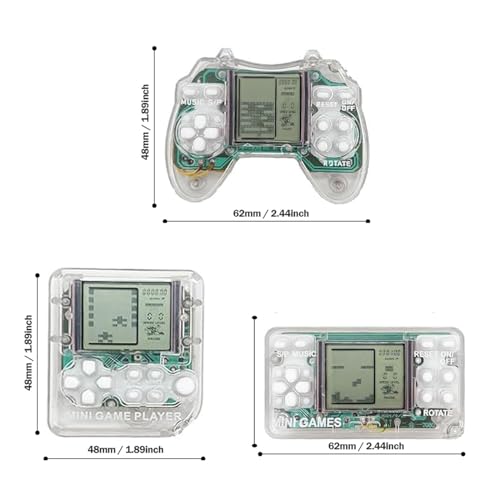 Video Game Party Favors for Kids, Mini Game Keychain Arcade Party Favors Birthday Supplies, Party Supplies for Boys and Girls 6PCS
