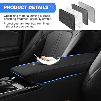 Autorder Center Console Cover for 2025-2026 Toyota Camry Accessories Armrest Cover Anti-Scratch Middle Console Pad Leather Armrest Protector - size: 25+ Camry Armrest Cover